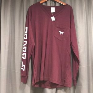 Long sleeve PINK shirt NEVER WORN